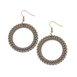 Paparazzi Above the Rims Brass Earrings